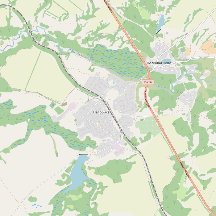 Карту село Бобровка.